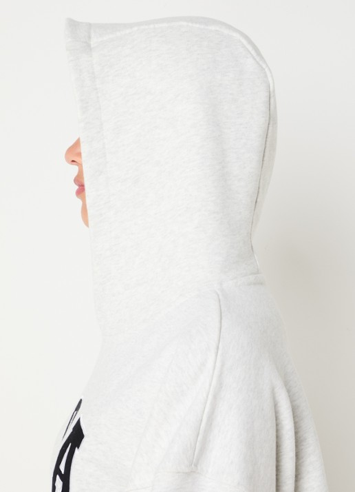 Adanola Ada sweater met logoborduring - detail 5 grijsmele