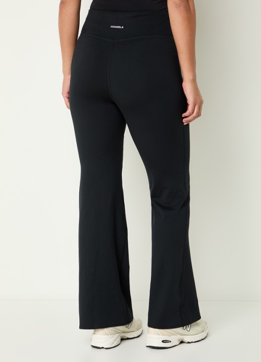 Adanola High waist flared fit trainingslegging met stretch - achterkant 5 zwart