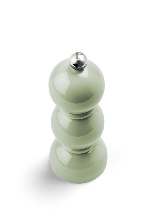 Addison Ross Bobbin zout- en pepermolen 14 cm - voorkant 3 groen
