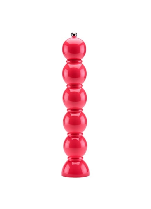 Addison Ross Grande Bobbin peper- of zoutmolen 35 cm - voorkant rood