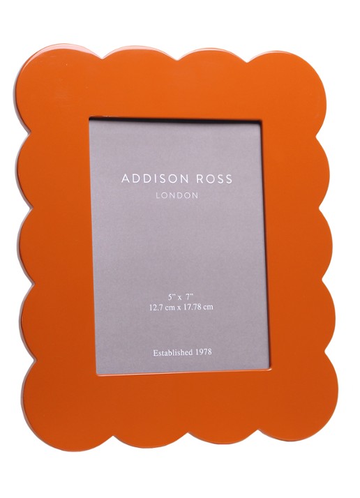 Addison Ross Lacquer fotolijst - detail 3 oranje