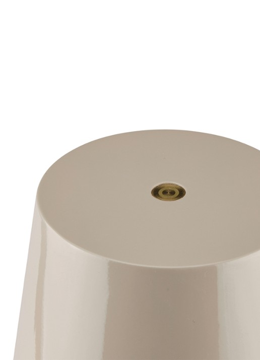 Addison Ross Scallop LED tafellamp 28 cm    - voorkant 3 beige