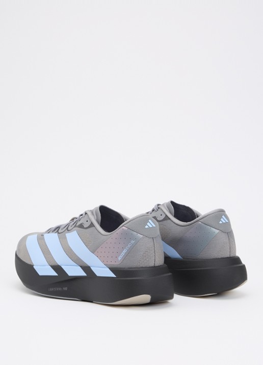 Adidas Adizero Evo SL M sneaker met gebreid bovenwerk - achterkant 9 donkergrijs
