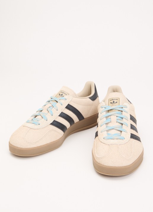 Adidas Gazelle Indoor sneaker van suède met logo - detail 2 khaki