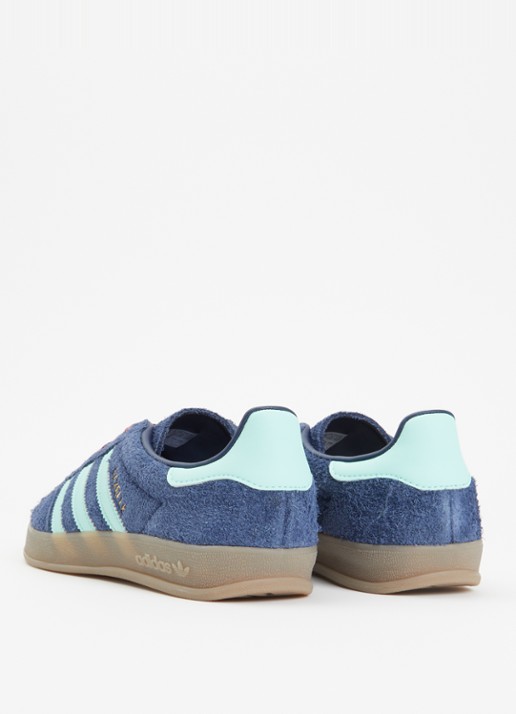 Adidas Gazelle Indoor sneaker van suède met logo - achterkant 4 indigo