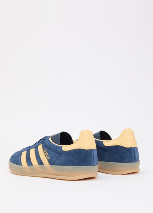 Adidas Gazelle indoor sneaker van suède - achterkant 5 donkerblauw