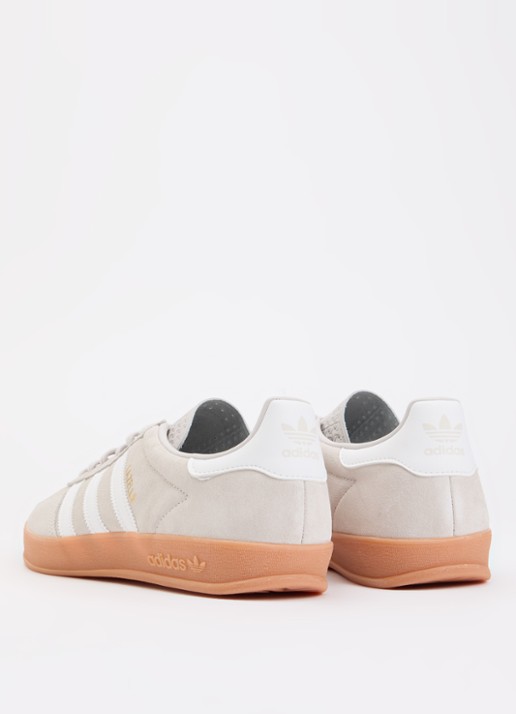 Adidas Gazelle Indoor sneaker van suède - achterkant lichtgrijs
