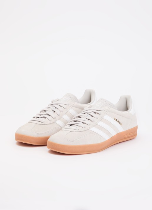 Adidas Gazelle Indoor sneaker van suède - detail 3 lichtgrijs