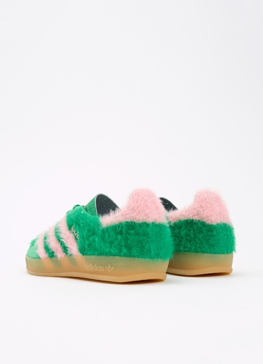 Adidas Gazelle sneaker met suède details - achterkant 5 groen
