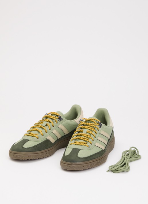 Adidas Handball Spezial WTR sneaker met details van suède - detail groen