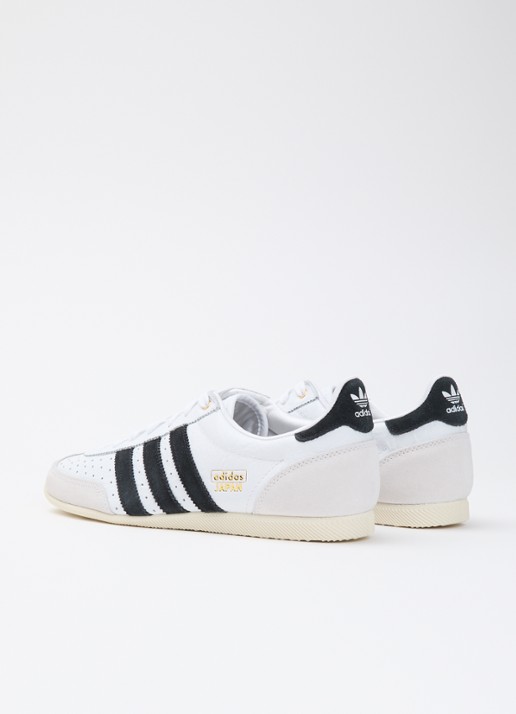 Adidas Japan sneaker van leer met suède details - achterkant wit