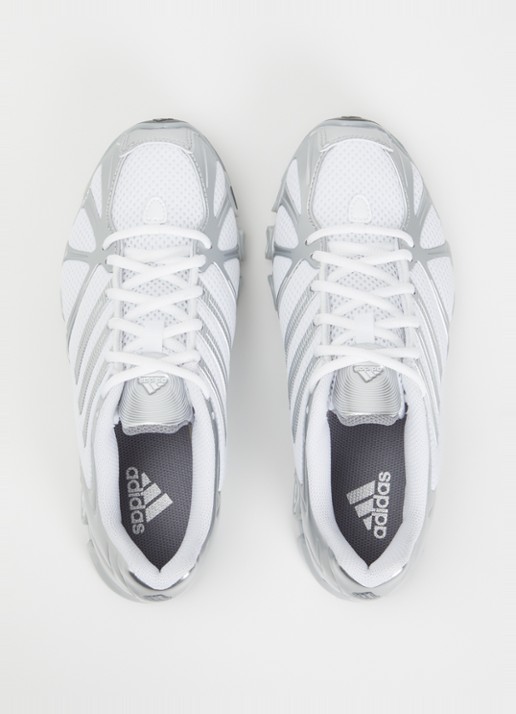 Adidas Mega Ghostride sneaker van mesh met metallic finish - detail 2 zilver