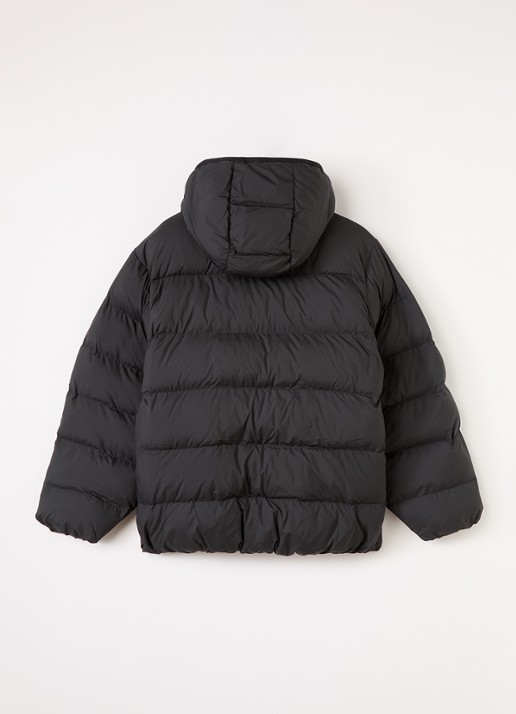 Adidas Puffer jack met capuchon - achterkant 3 zwart