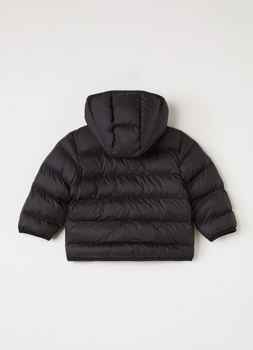 Adidas Puffer jack met logo - achterkant 3 zwart