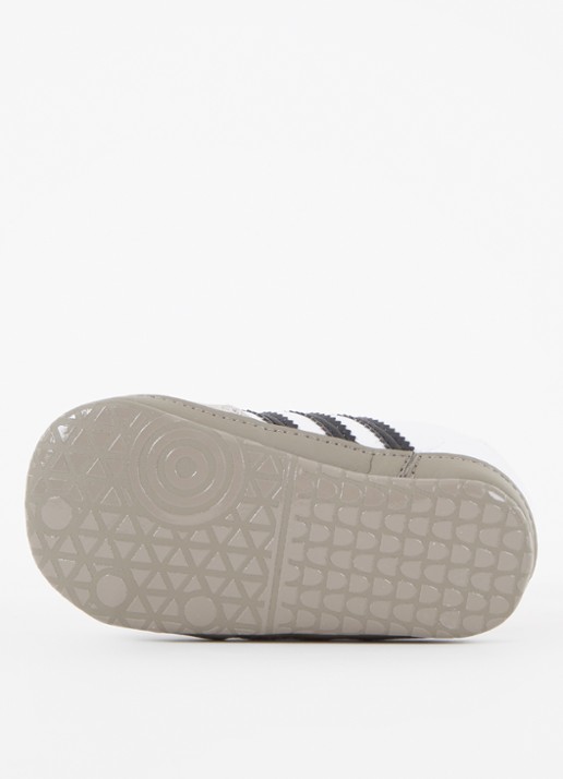 Adidas Samba babyschoentje van leer met suède details - detail 4 zwart