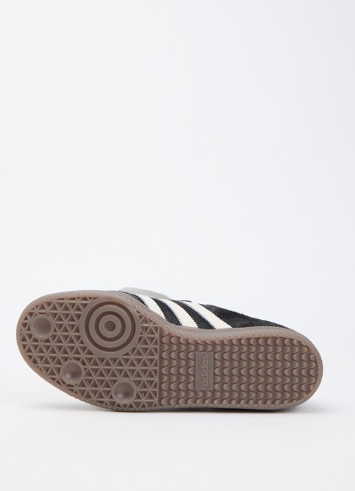 Adidas Samba LT sneaker van leer met ponyhair - detail 4 zwart