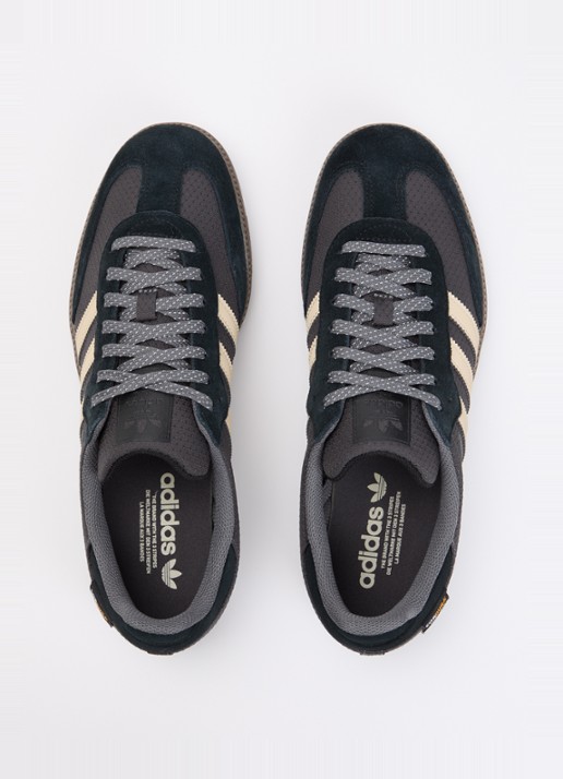 Adidas Samba OG sneaker met leren details - detail 4 donkerbruin