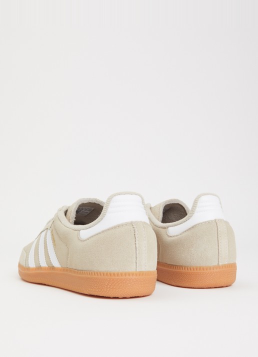 Adidas Samba OG sneaker met logo - achterkant 4 khaki