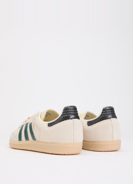 Adidas Samba OG sneaker met logo - achterkant 5 gebroken wit