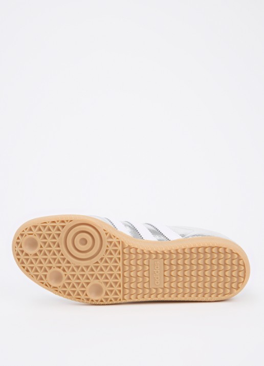 Adidas Samba OG sneaker van leer met lakfinish - detail 4 zilver