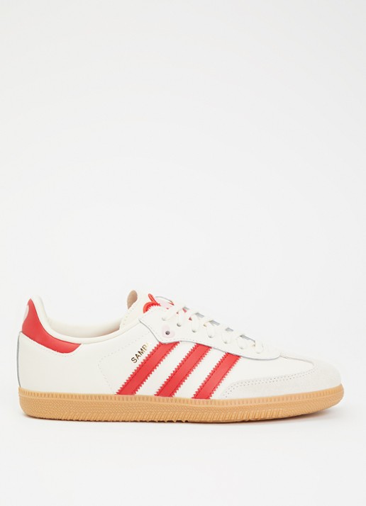 Adidas Samba OG sneaker van leer met suède details