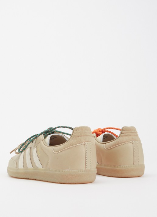Adidas Samba OG sneaker van leer - achterkant camel
