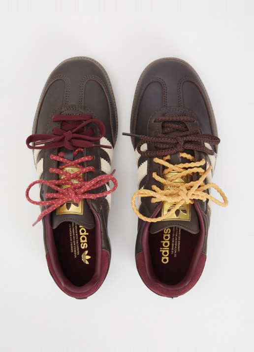 Adidas Samba OG sneaker van leer - detail 4 donkerbruin
