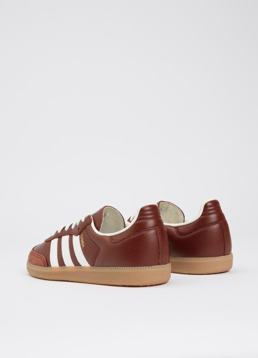 Adidas Samba OG sneaker van leer  - achterkant 5 bruin