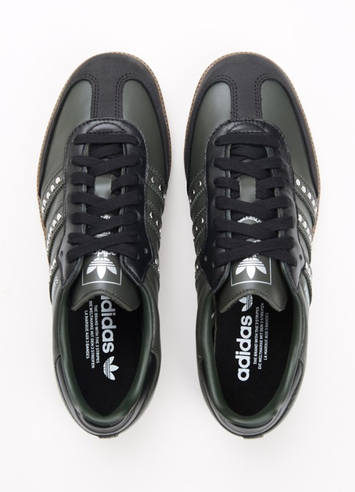 Adidas Samba sneaker van leer - detail 4 antraciet