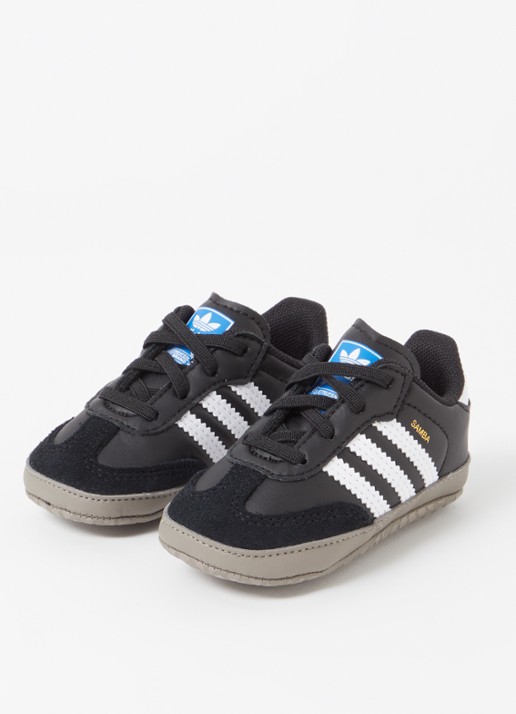 Adidas Samba sneaker van leer - voorkant 3 zwart