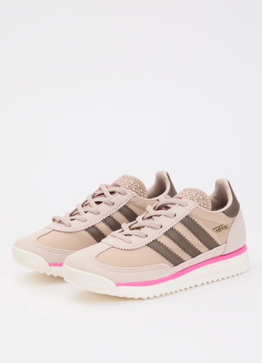 Adidas SL 72 sneaker met mesh details - voorkant 4 beige