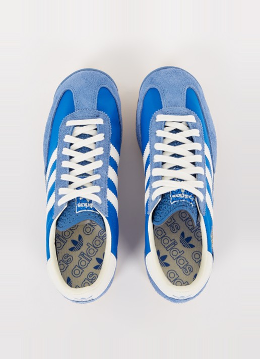 Adidas SL 72 sneaker met suède details - detail 2 blauw