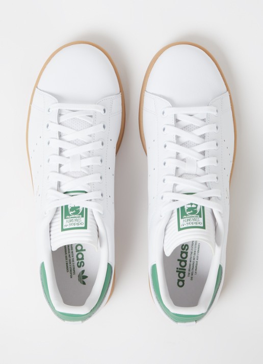 Adidas Stan Smith sneaker van leer met logo - detail 3 wit