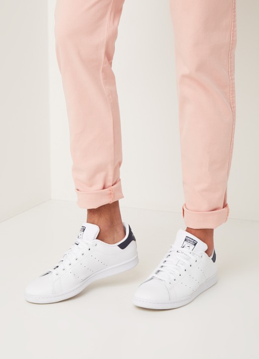 adidas Stan Smith sneaker van leer - voorkant 5 wit