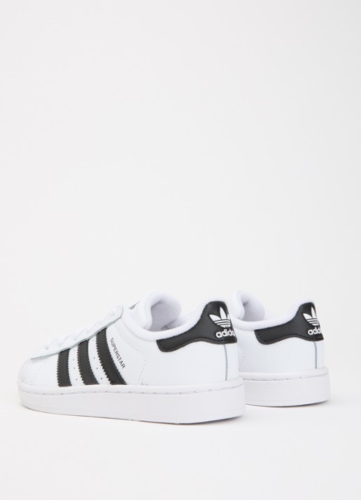 Adidas Superstar II sneaker met logo - achterkant 3 wit
