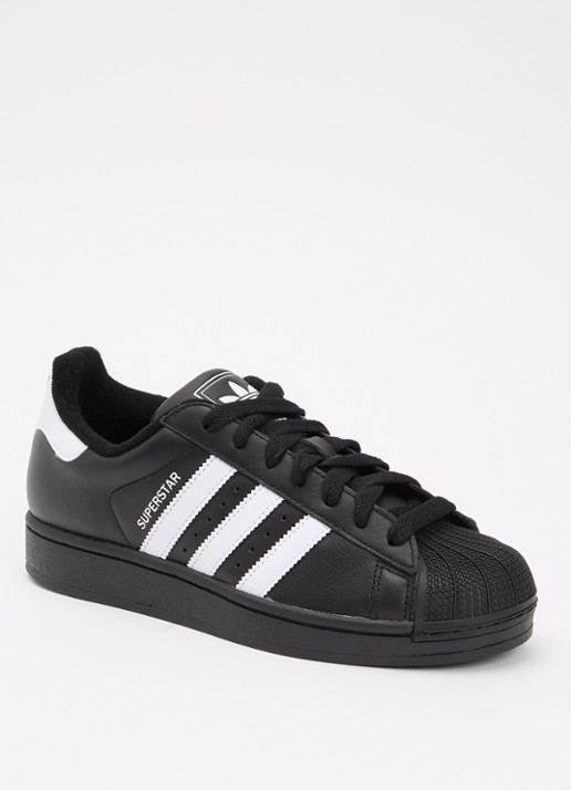 Adidas Superstar II sneaker van leer