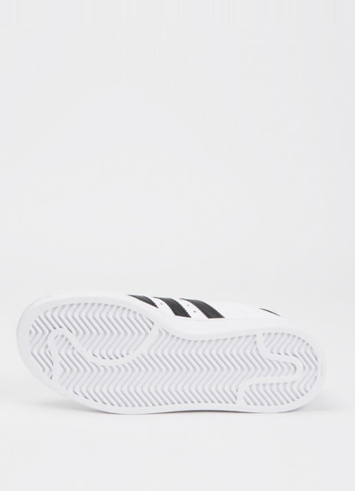 Adidas Superstar II sneaker van leer - detail wit