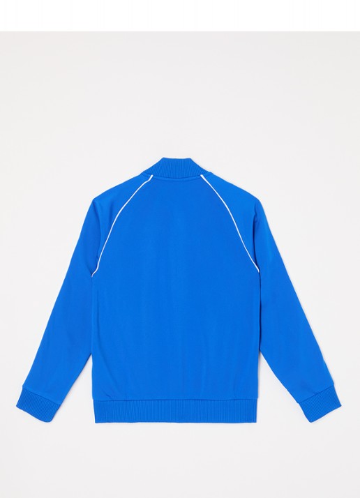 Adidas Superstar trackvest met logo - achterkant 3 kobaltblauw