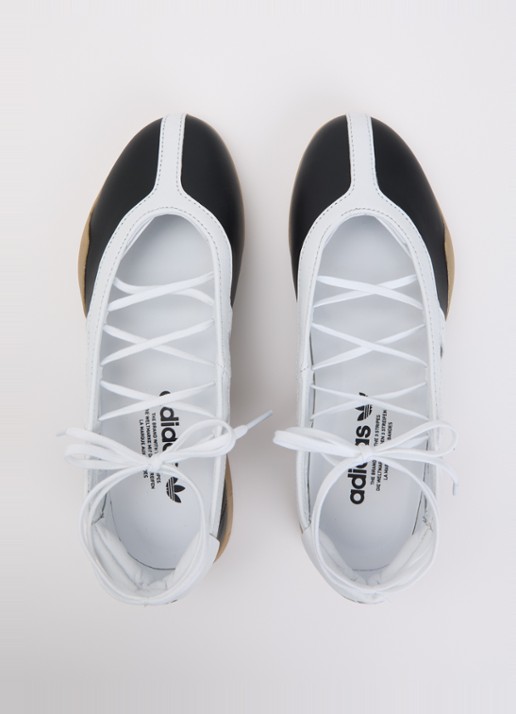 Adidas Taekwondo ballerina van leer - detail 3 zwart