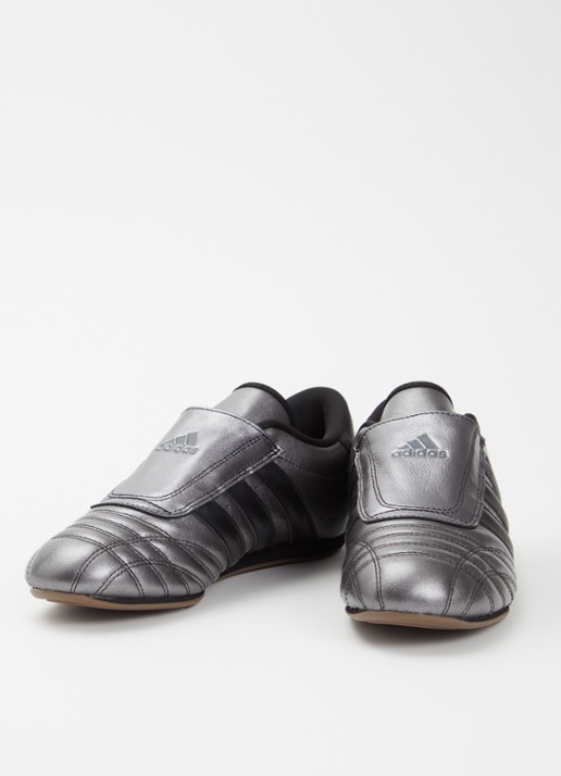 Adidas Taekwondo sneaker van leer met metallic finish - detail 3 antraciet