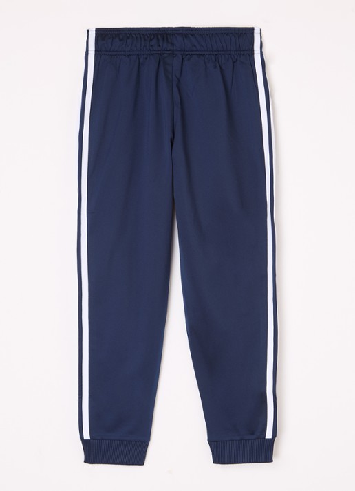 Adidas Tapered fit trackpants met logoborduring - voorkant 2 donkerblauw