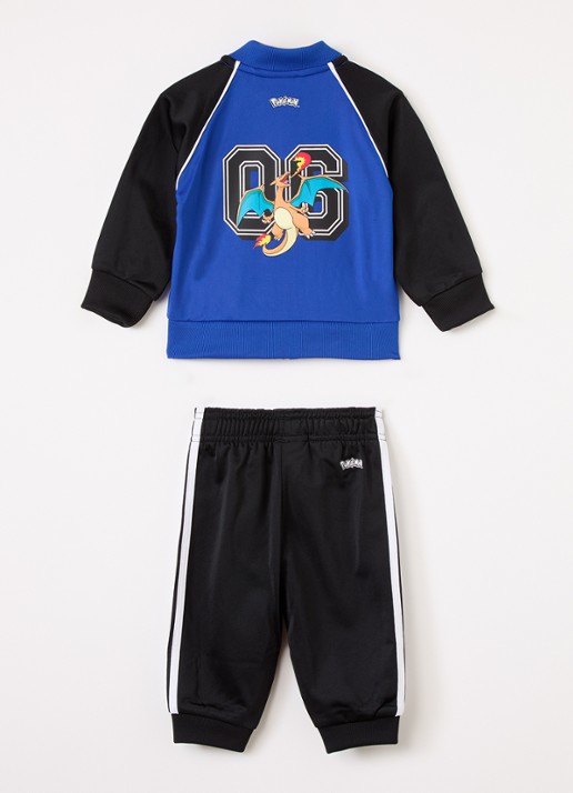 Adidas Trainingspak met logo 2-delig - voorkant 2 zwart