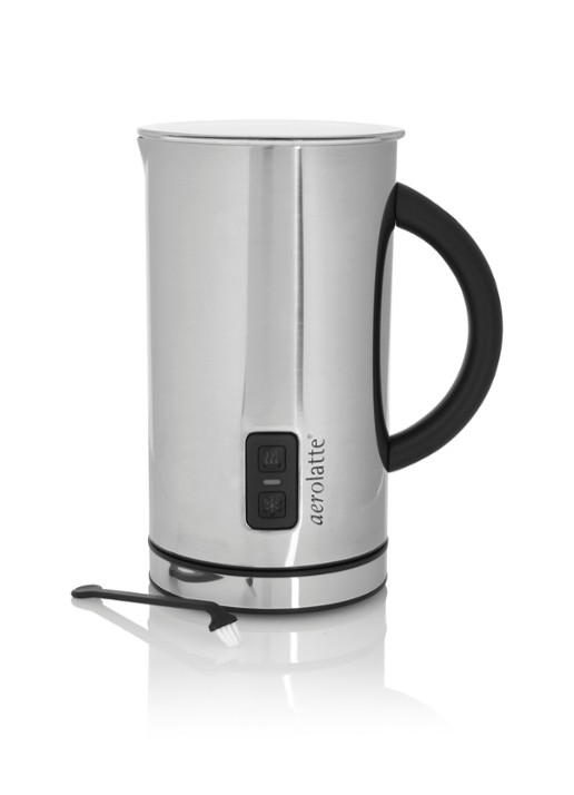 Aerolatte Grande melkopschuimer 300 ml - voorkant 2 roestvrijstaal