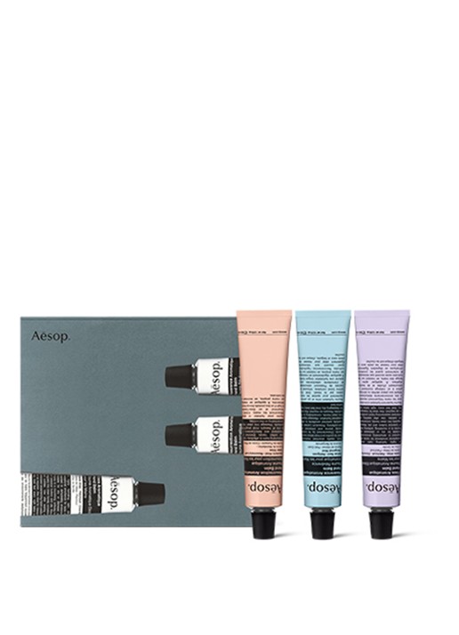 Aesop Helping Hands Trio - handcrème set - voorkant undefined