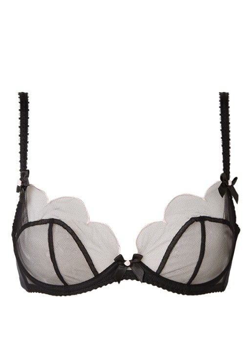 Agent Provocateur Lorna beugel bh van mesh - voorkant 3 zwart