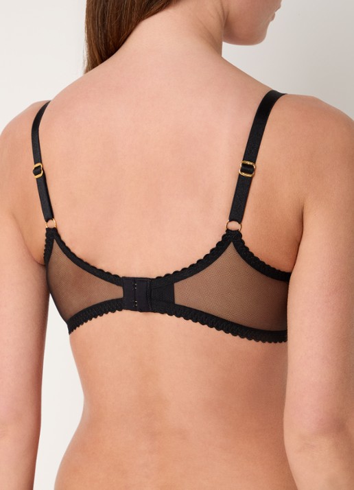 Agent Provocateur Louella beugel bh met lurex - achterkant 4 zwart