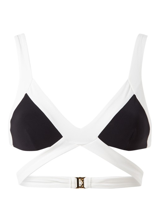Agent Provocateur Mazzy triangel bikinitop - voorkant 3 zwart