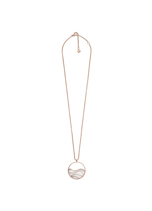 Agnethe ketting met hanger SKJ1539791 - detail roségoud