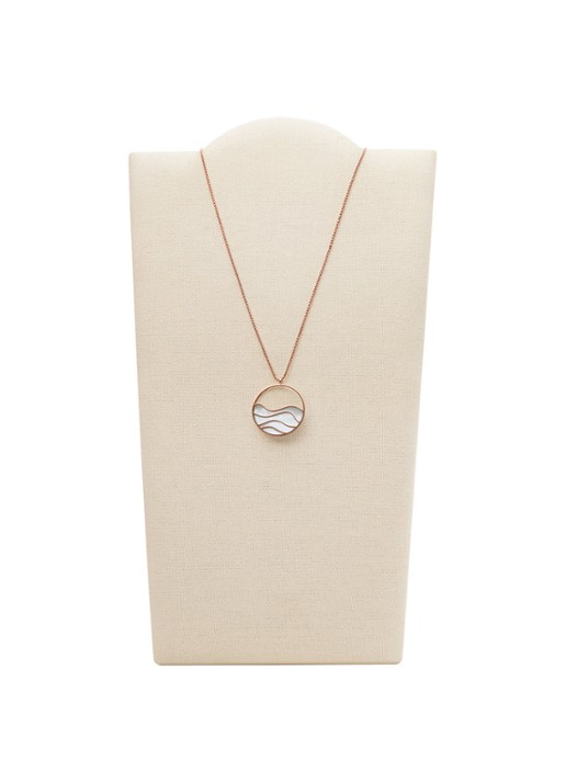 Agnethe ketting met hanger SKJ1539791 - detail 2 roségoud