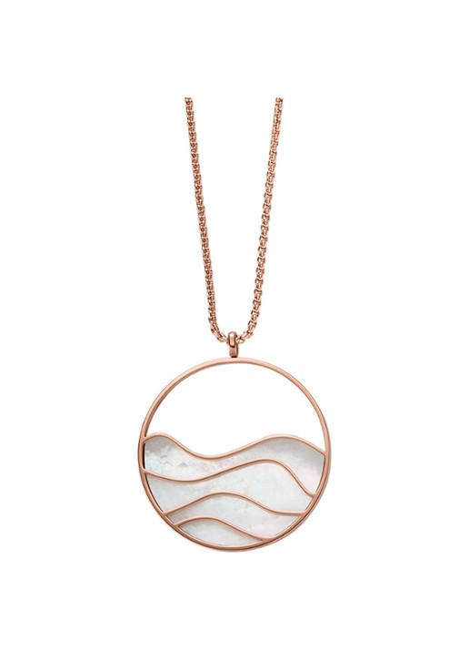 Agnethe ketting met hanger SKJ1539791 - voorkant 4 roségoud